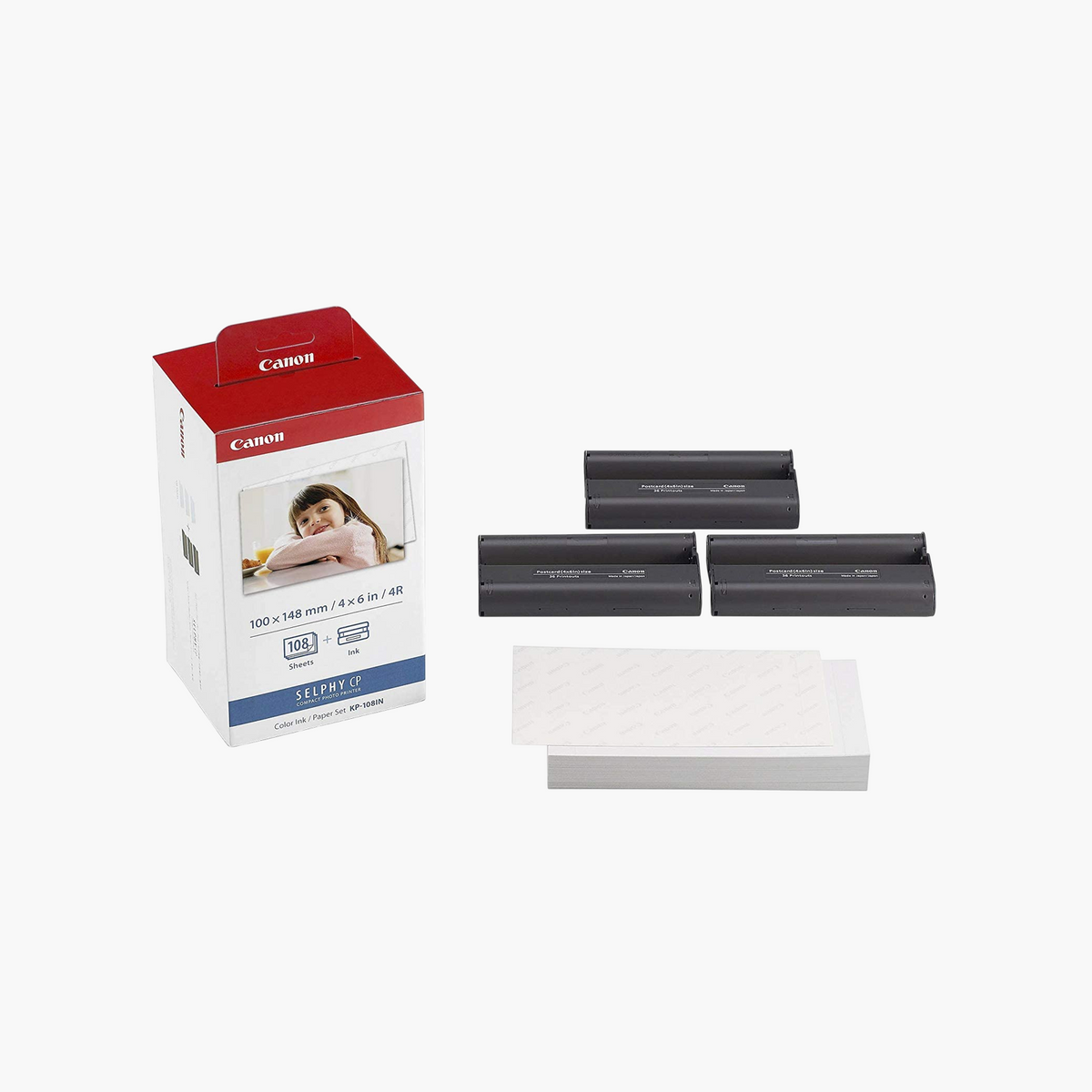 Tinteiros Canon RP-108 tinteiros + papel para Selphy CP1500