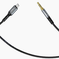 J&D USB C para adaptador de áudio de 3,5 mm, cabo auxiliar macho tipo C
