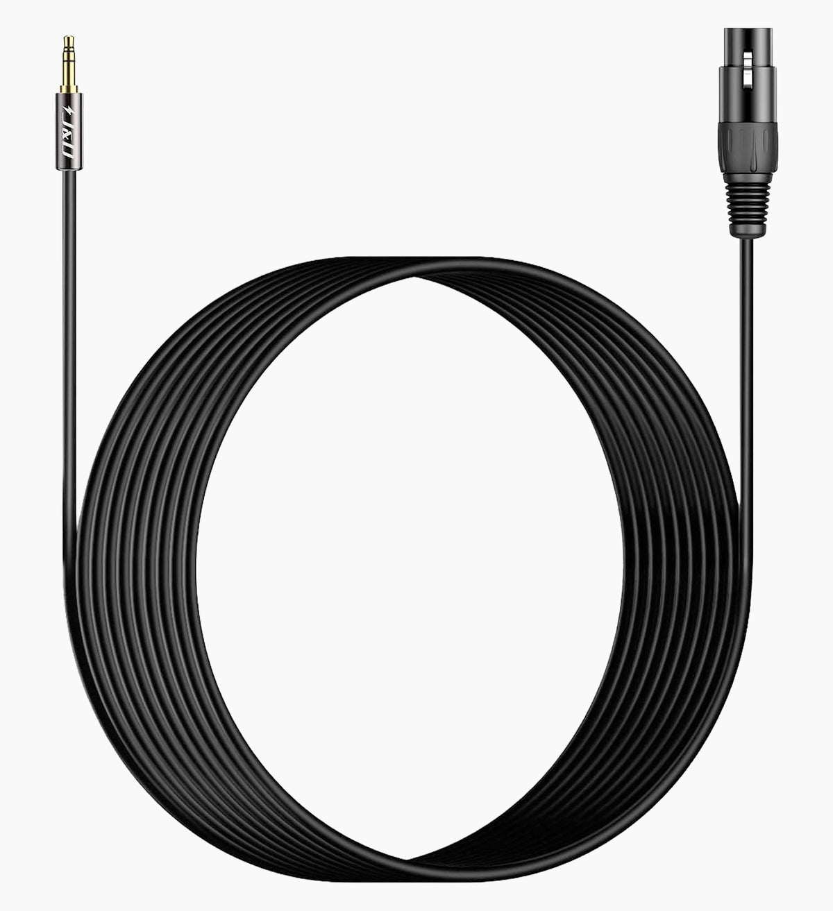 J&D XLR to Jack 3.5 mm Microphone Cable, XLR Female to 3.5 mm 4.5m