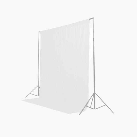 Tecido de Fundo Branco (5,5 × 3 m)